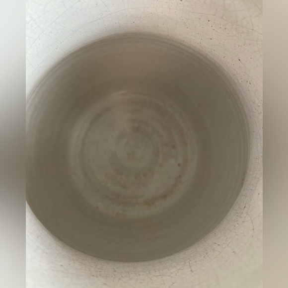 Vintage Portugal Floral Pottery spring crock hand painted MM Portugal pottery - Picture 4 of 8